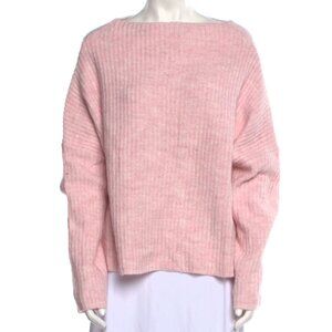 Rebecca Minkoff Soft Pink Pullover Crew Neck Sweater | Size Medium